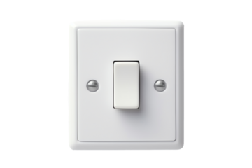 a light switch on a wall