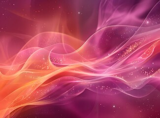 Red and pink wavy background