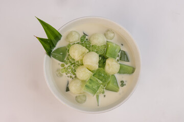 Melon Sago Jelly Drink Dessert. 