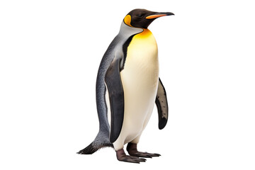 Fototapeta premium a penguin standing on a white background