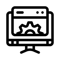 maintenance line icon