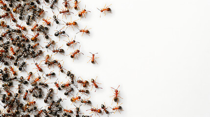 Ants, the power of creative unity A variety of job