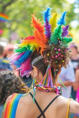 Pride parade participants will be decked out in rainbow decorations. It is a symbol of unity, love, and diversity within the LGBTQ+ community.