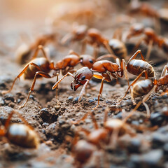 Ants, the power of creative unity A variety of job