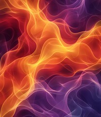 Abstract Colorful Wavy Background Design