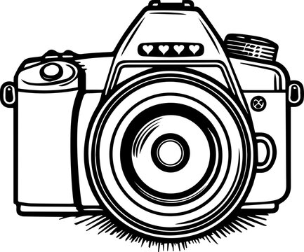 Camera vector transparent background PNG clipart