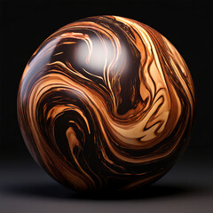 dark brown wood marble. generative AI.