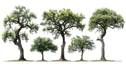 Obraz premium oak trees five different img