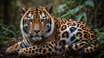 Obraz premium close up of a leopard