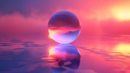 glowing orb with surreal light symbol background. power self healing inspiration concept for deisgner