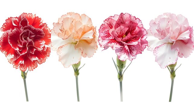 carnations five different image