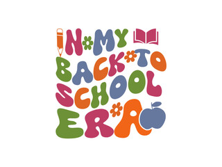 Back To School Groovy Design