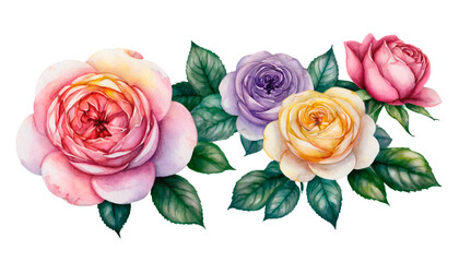 Naklejka premium bouquet of roses