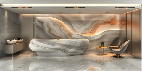 Design ads for salon or hotel reception area. Concept Salon Services, Relaxing Spa Packages, Luxury Hotel Stays, Pampering Treatments, Exclusive Beauty Offers