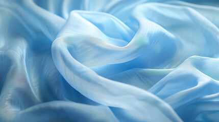 Obraz premium blue satin fabric