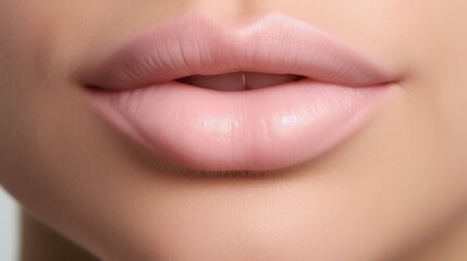 Obraz premium Highres background showcasing realistic lip anatomy with soft textures and subtle shading for a lifelike effect.