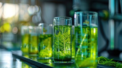 Green alga biofuel research: lab to sustainable energy
