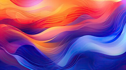 Obraz premium Attraction of the sphere background