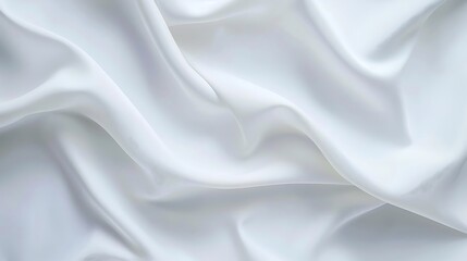 Obraz premium A white curtain with a shadow on the wall