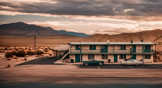 Roadside motel in Nevada.