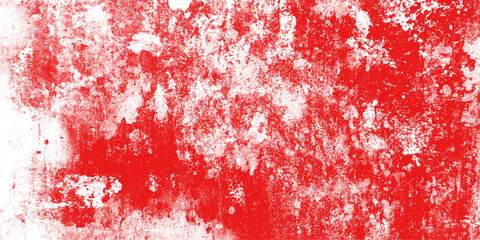 Red abstract grunge old concrete wall texture stain isolated overlay decorative vintage background.
