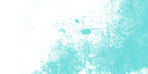 Cyan abstract grunge old concrete wall texture stain isolated overlay decorative vintage background.