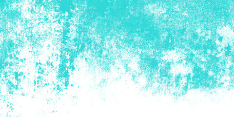 Cyan abstract grunge old concrete wall texture stain isolated overlay decorative vintage background.