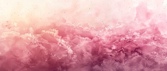 Fototapeta premium Abstract painting pink white water droplets