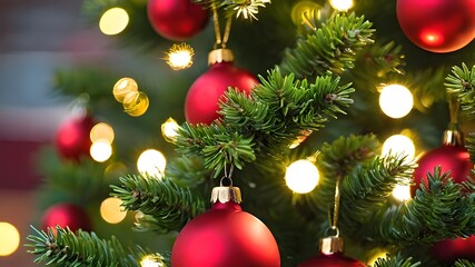 Macro christmas tree background