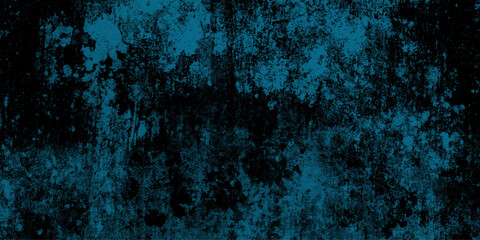 Blue abstract grunge old concrete wall texture stain isolated overlay decorative vintage background.