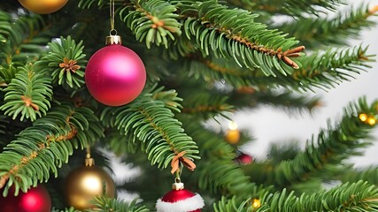 Macro christmas tree background