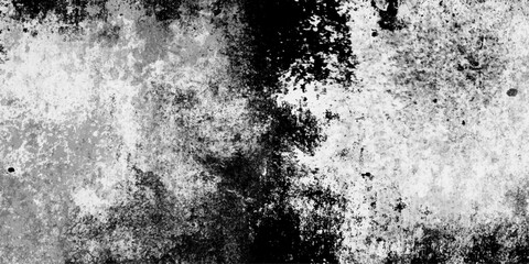 Black and white abstract grunge old concrete wall texture stain isolated overlay decorative vintage background.