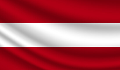 Austria National Flag Photo Austria waving 3d