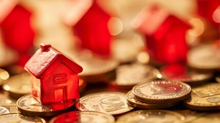 red image about houses being expensive in the area