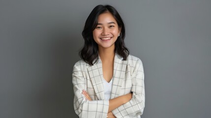 Obraz premium young and beautiful Indonesian female model