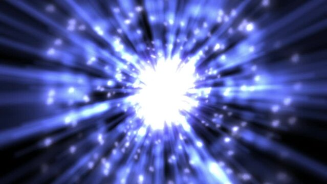 Movement above the speed of light between universes, Warping at the speed of light motion background