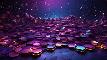 Obraz premium Space Background Abstract