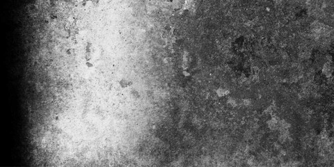 Black and white abstract grunge old concrete wall texture stain isolated overlay decorative vintage background.