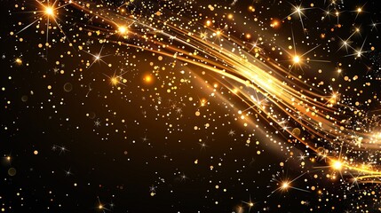 Obraz premium A banner background with fireworks, a festive, new year celebration backdrop