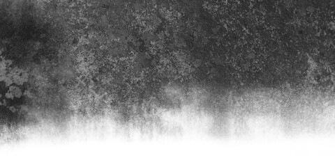 Black and white abstract grunge old concrete wall texture stain isolated overlay decorative vintage background.