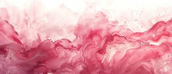 Fototapeta premium Pink white abstract art water