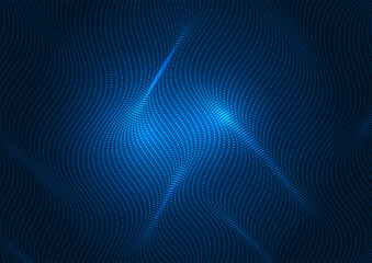 abstract background of flowing futuristic dots