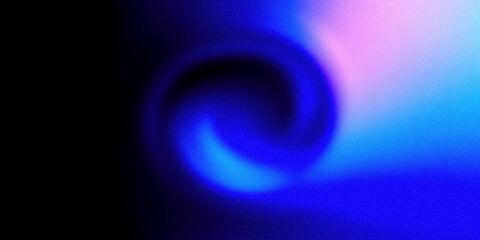 Mesmerizing gradient with deep blues and purples creating a spiral effect. Perfect for futuristic backgrounds, digital art, and modern design projects that need a dynamic and vibrant touch