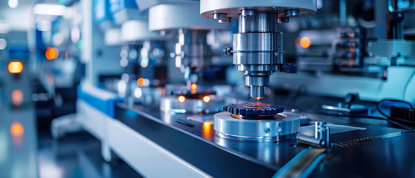 Hightech equipment for semiconductor analysis in a lab