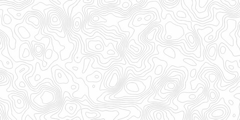 Lines Topographic contour lines map seamless pattern. Geographic mountain relief. Abstract lines background. Contour maps, Topo contour map design.	