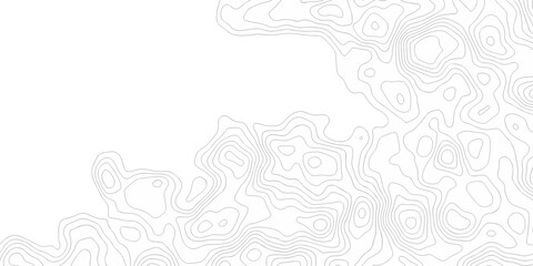Lines Topographic contour lines map seamless pattern. Geographic mountain relief. Abstract lines...
