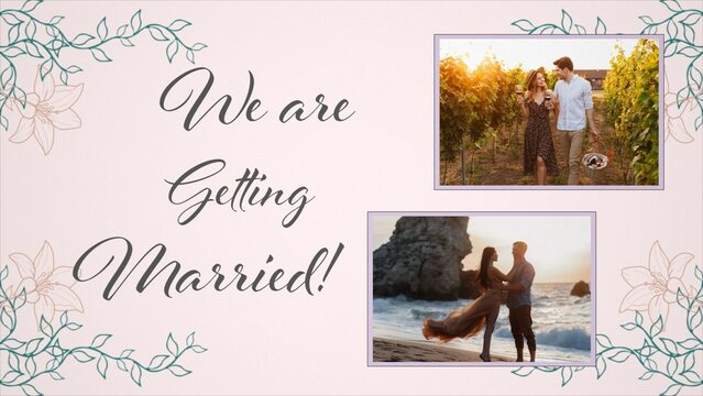 Wedding Announcement Invitation Card