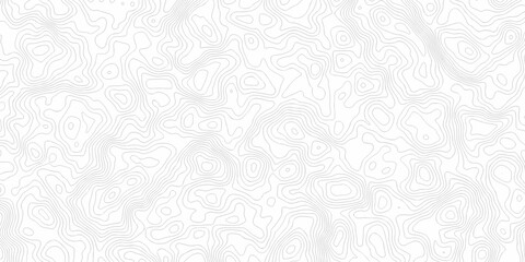 Lines Topographic contour lines map seamless pattern. Geographic mountain relief. Abstract lines...