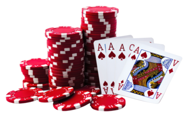 PNG Playing cards casino chips gambling game