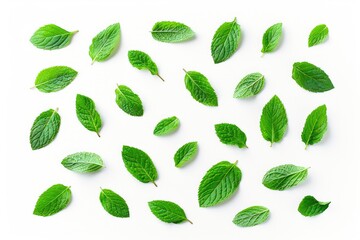 Botanical Beauty: Mint Leaves Close-Up